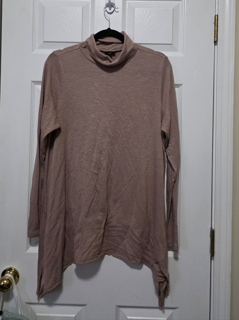 torrid Dusty Mauve Turtleneck Long Sleeve Sweater